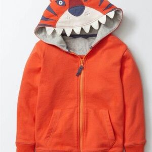 Boden Bright Orange Tiger Hoodie